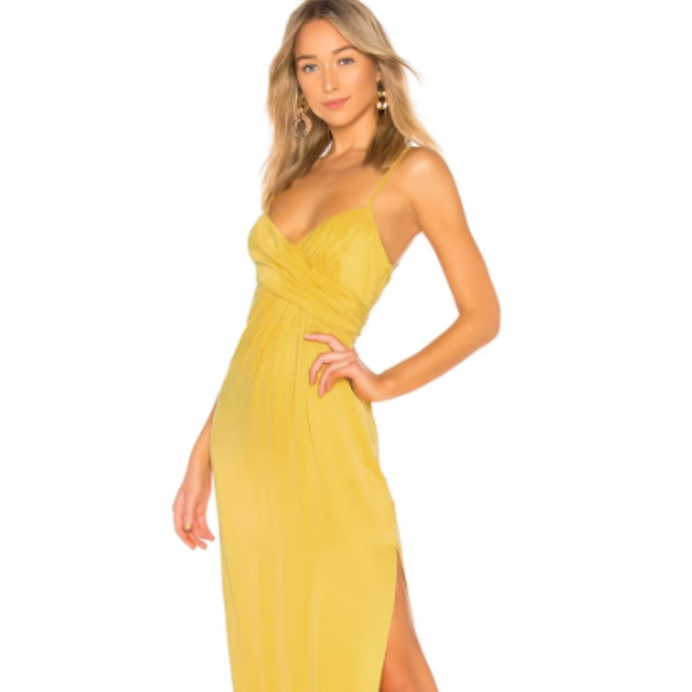 NBD Saanvi Gown in Mustard Yellow